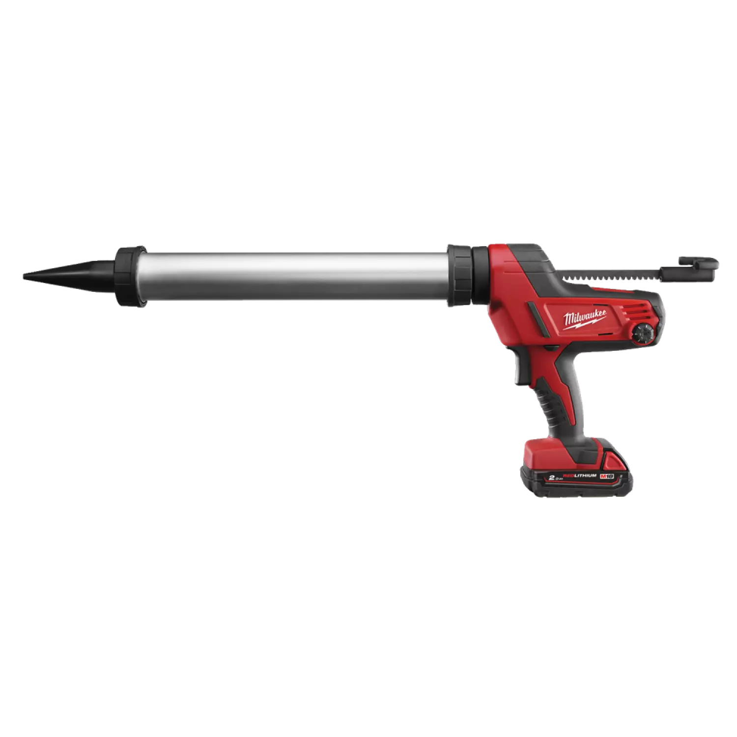 Milwaukee C18 PCG/600A-201B 18V Li-Ion Accu lijm- en kitspuit set (1x 2.0Ah accu) incl. worsthouder in tas