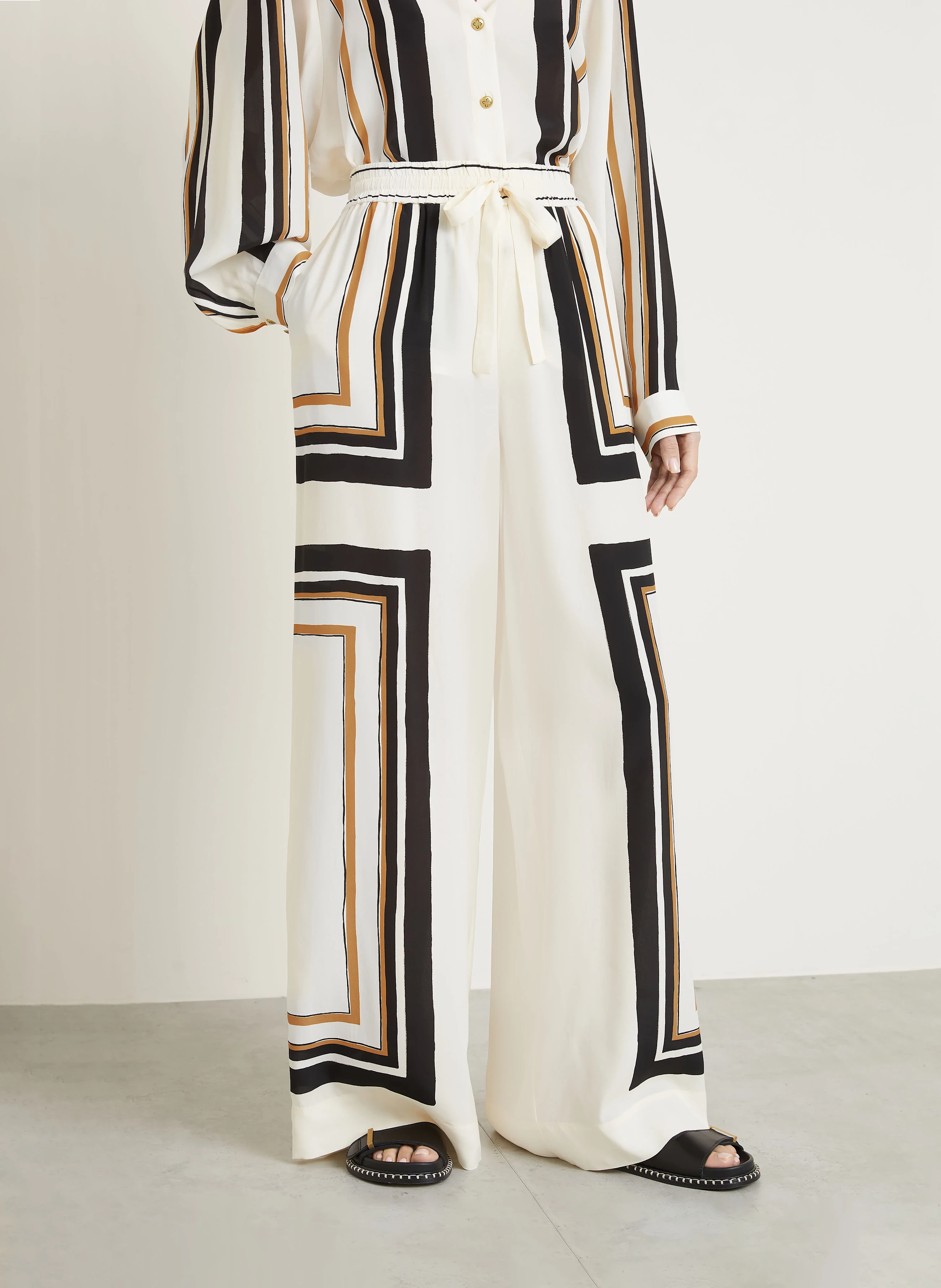 ZIMMERMANN Marlenehose mit Seide