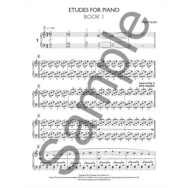 MusicSales - Philip Glass - The Complete Piano Etudes