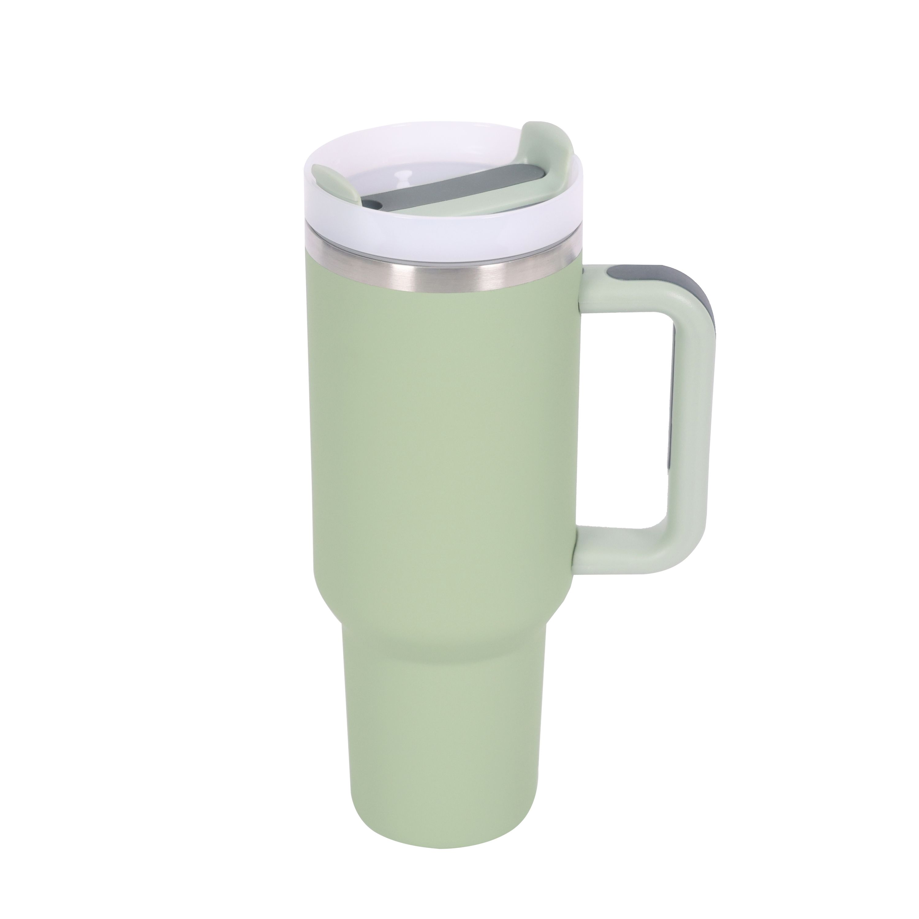 Thermobecher mit Strohhalm 1.1L mint