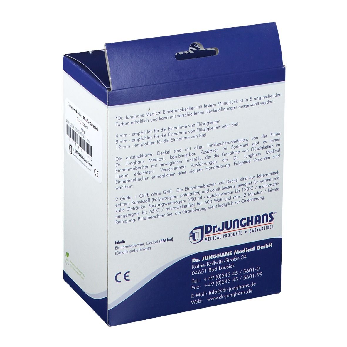Dr. Junghans® Einnehmebecher mit 2 Griffen