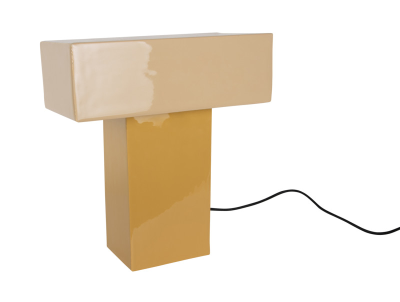 Table Lamp Grato Recto LM2307BK Black w. warm grey