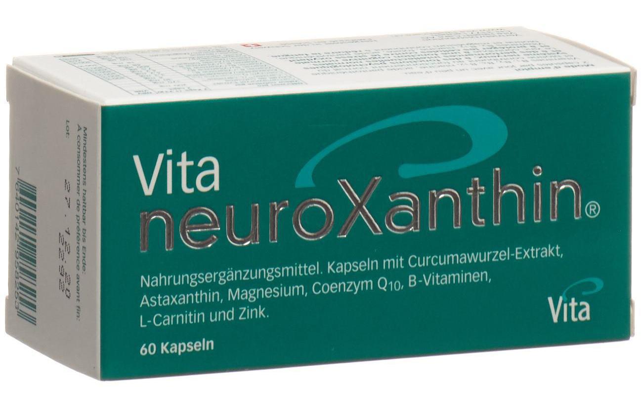 Vita Neuroxanthin 60 KapselnVegane Nahrungsergänzung für die Nerven