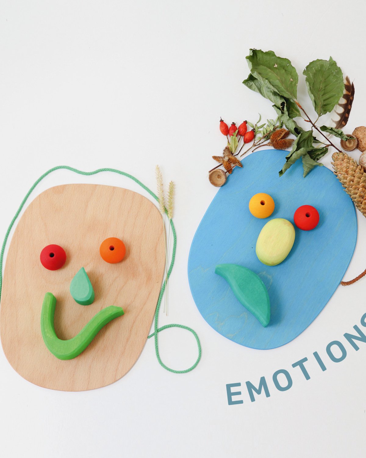 Småverden i Skogen – Byggesett i Tre 19stk | Small world play in the woods