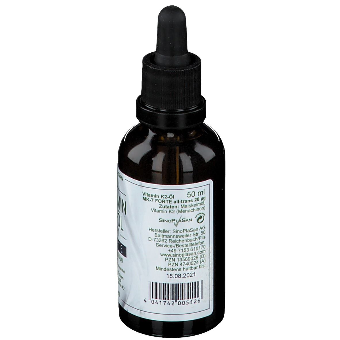 SinoPlaSan Vitamin K2-Öl MK-Forte all-trans 20 µg