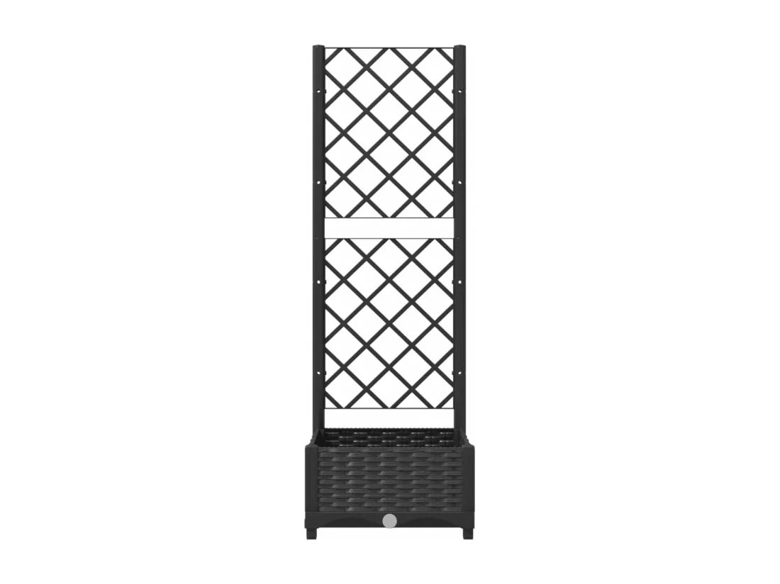 Jardinière bac lit surélevé noire 40 x 40 x 121.5 cm 02_0038285