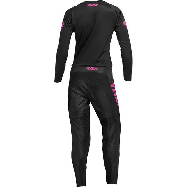 Thor Motocross - Maillot femme Sector Minimal Noir / Rose