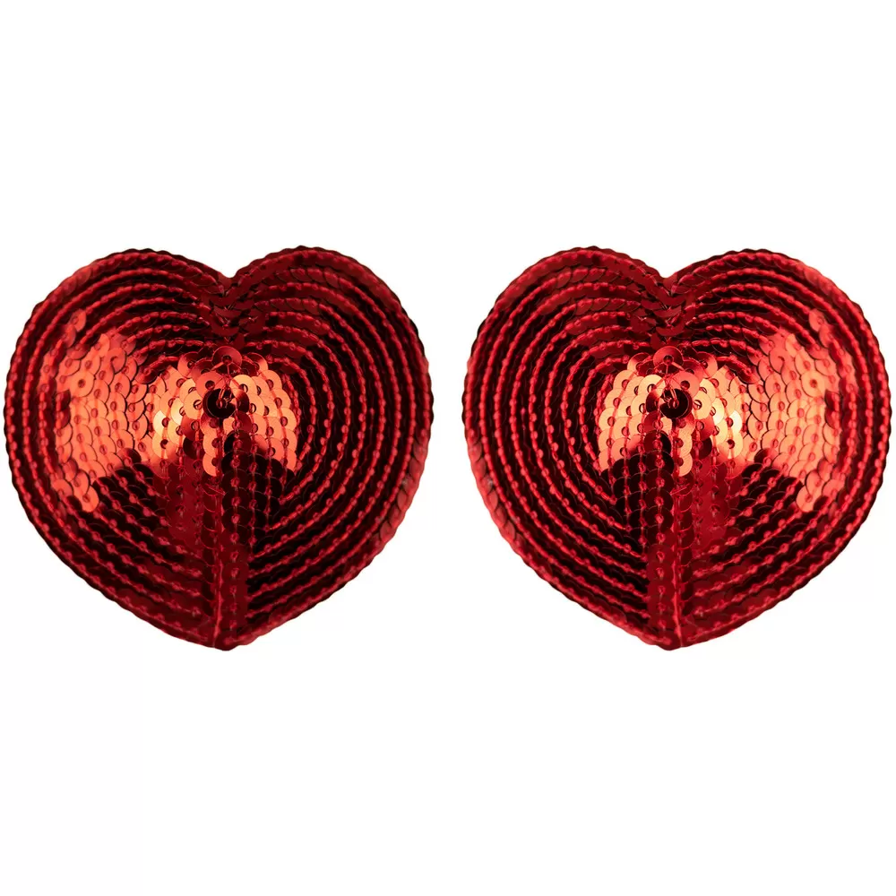 Bye Bra Heart Nipple Covers One Size - 1 par