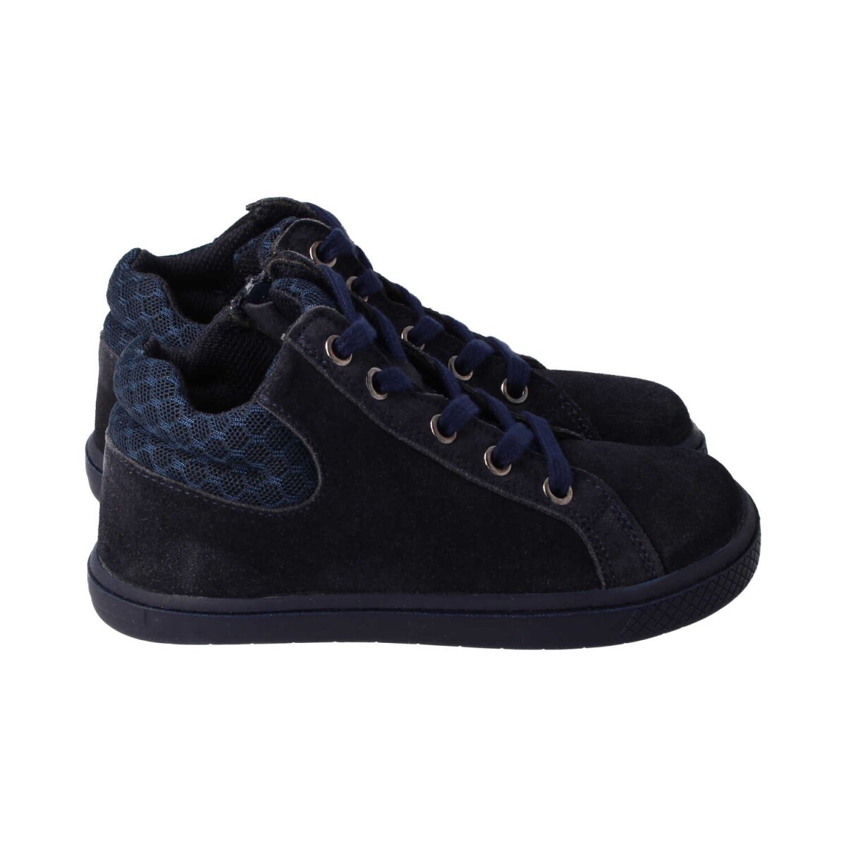 WL32051-2 navy STAY-HAPPY velours textil laces zipper Weite/W