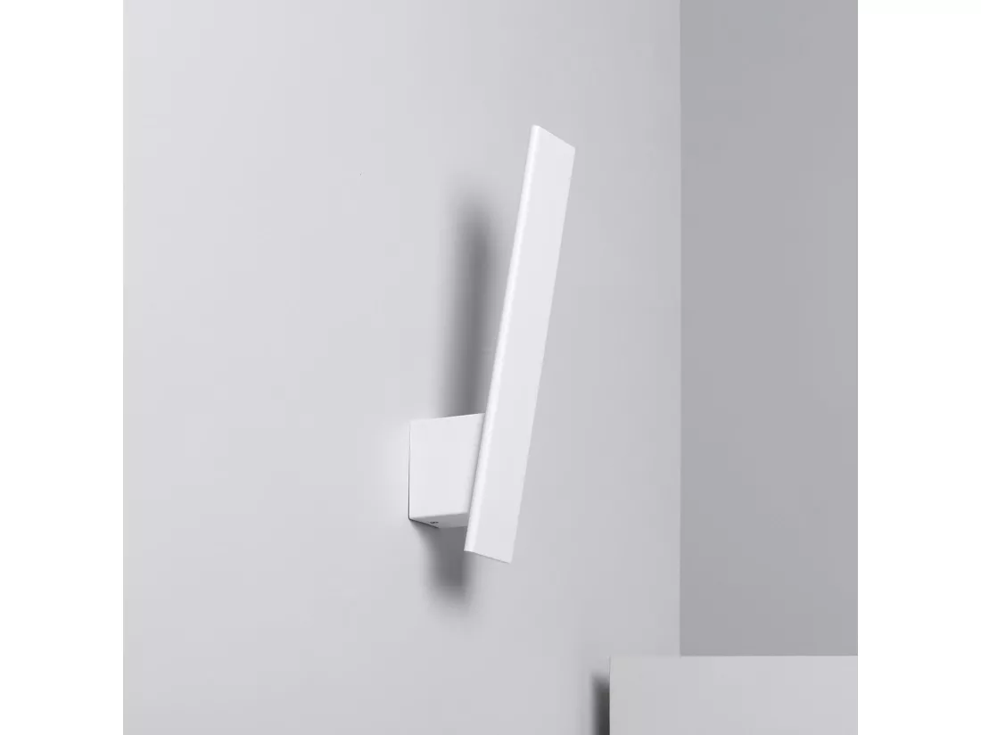 Applique Murale LED Aluminium Naya 9W Blanche 3000K Blanc chaud