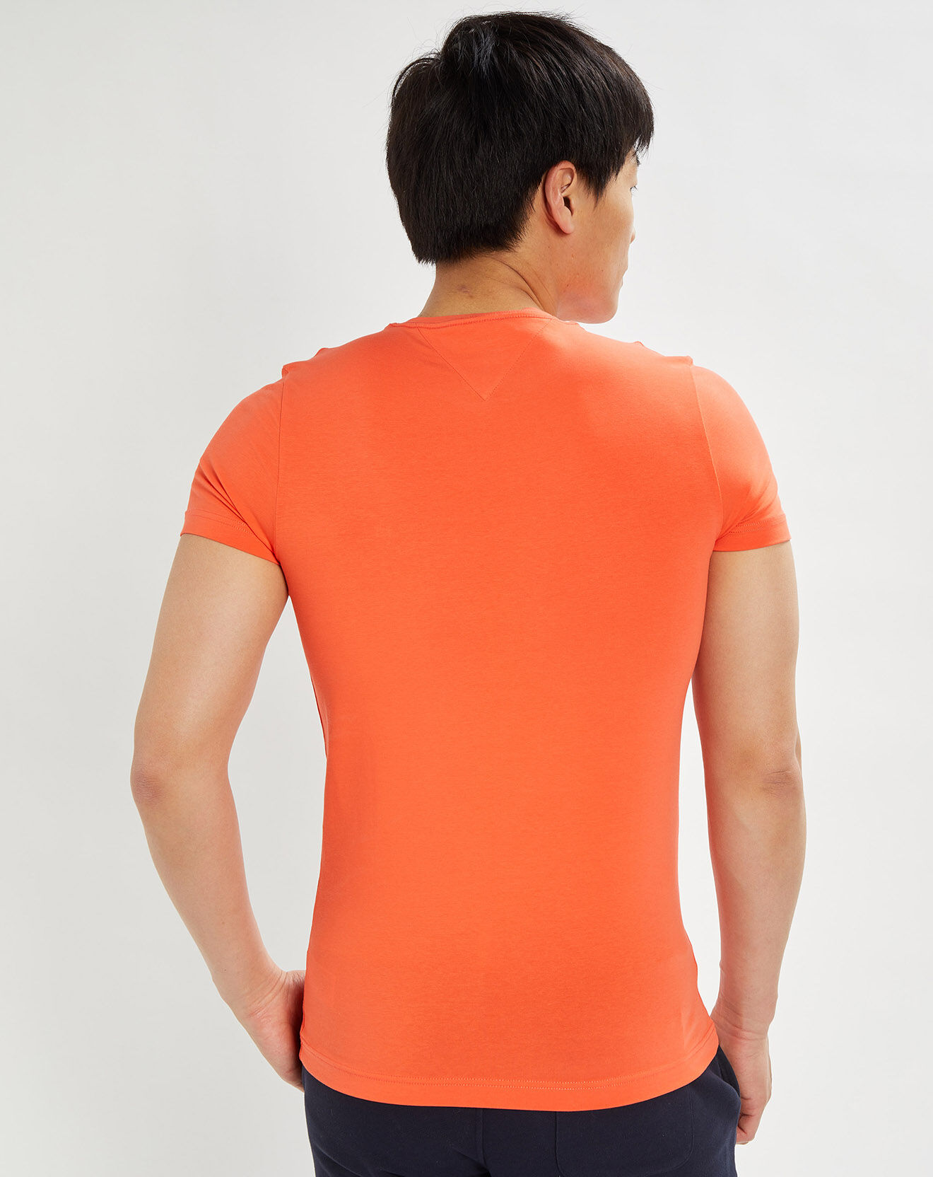 Tommy Hilfiger T-Shirt slim Stretch orange
