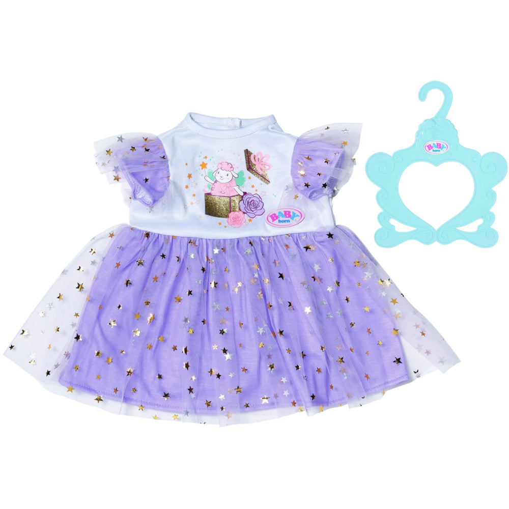 Køb BABY Born Lilac Kjole Med Tylskørt 43 Cm