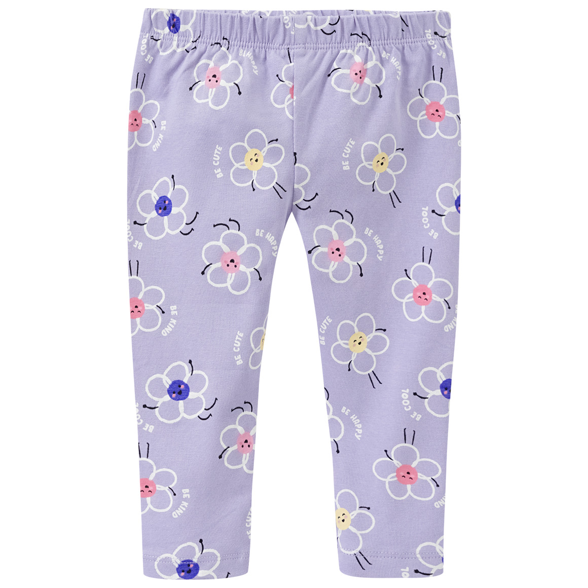 Topomini Baby Leggings mit Blumen-Allover helllila