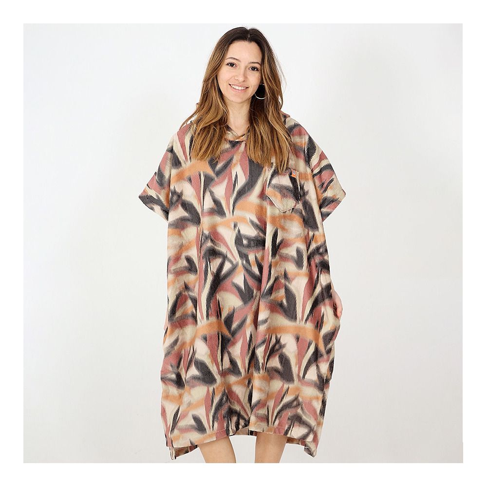 After Essentials IKAT BROWN - Poncho marron