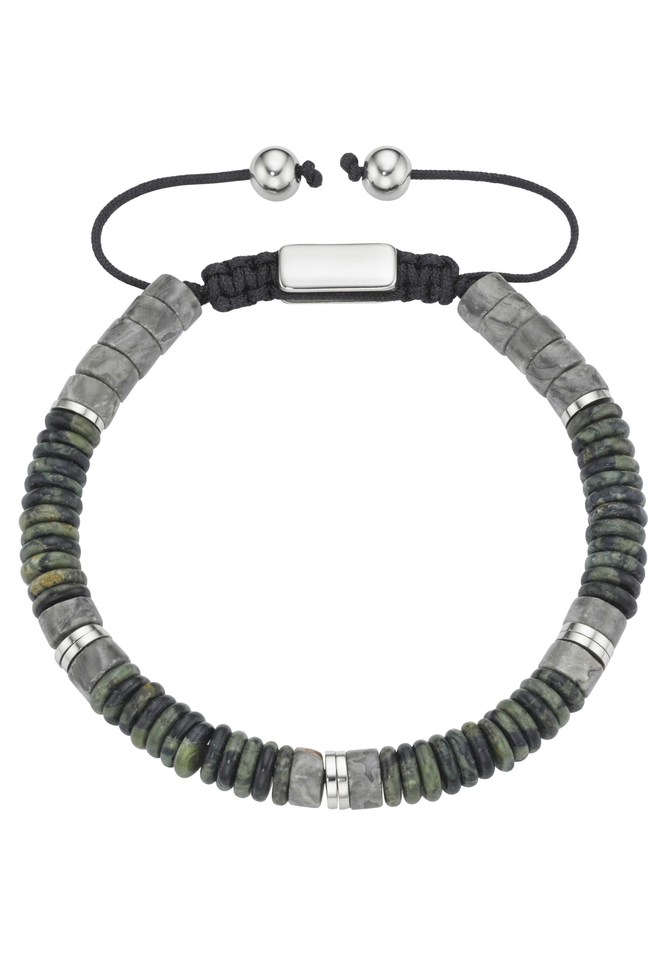Firetti Armband »Schmuck Geschenk Armschmuck Armkette Edelstein Farbstein Jaspis« mit Kambaba Jaspis, Landschafts Jaspis