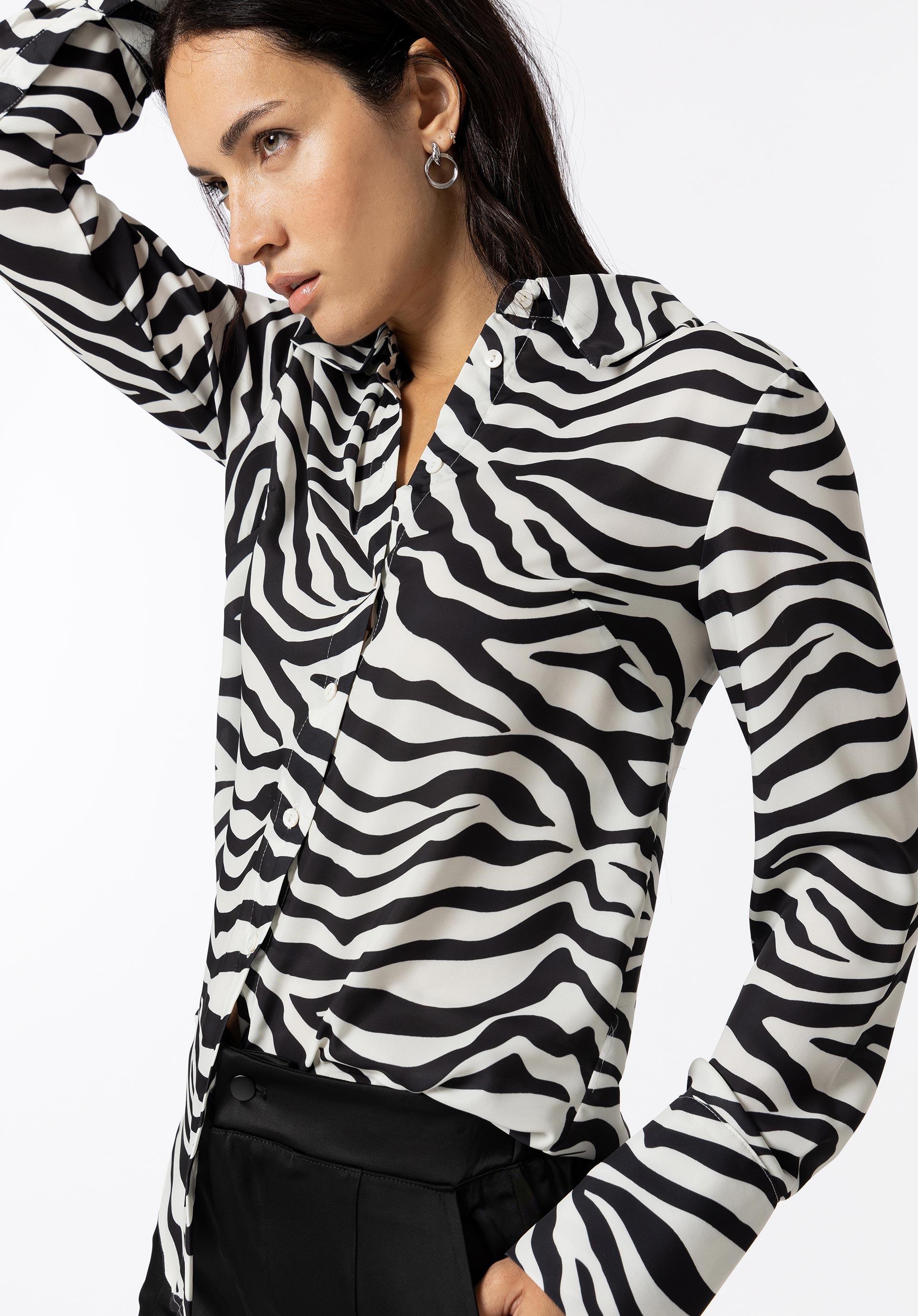 Camisa Fluída Estampada