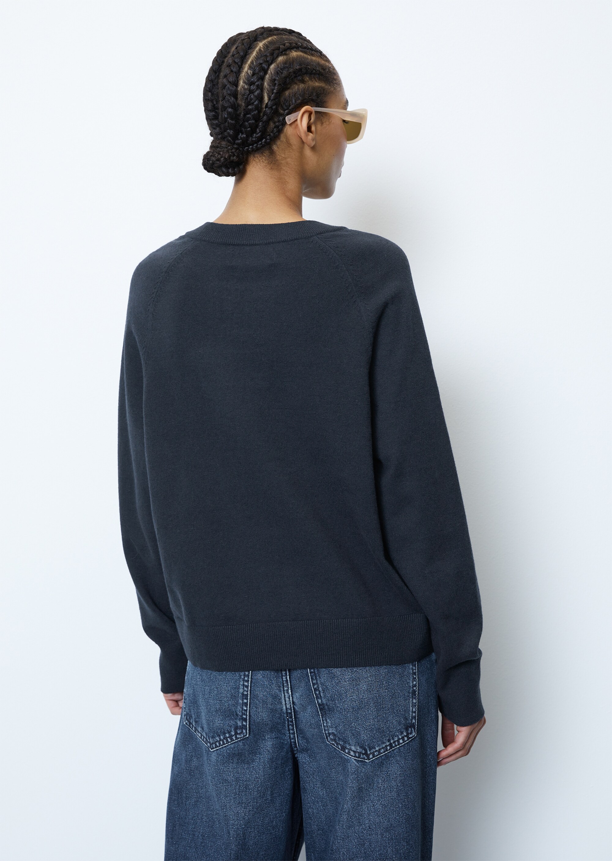 Basic Pullover regular aus Soft-Cotton-Stretch