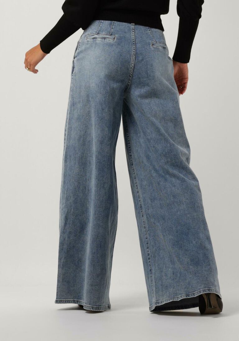 JANICE blauwe janice wide jeans jeans wijde pijp dames dollar