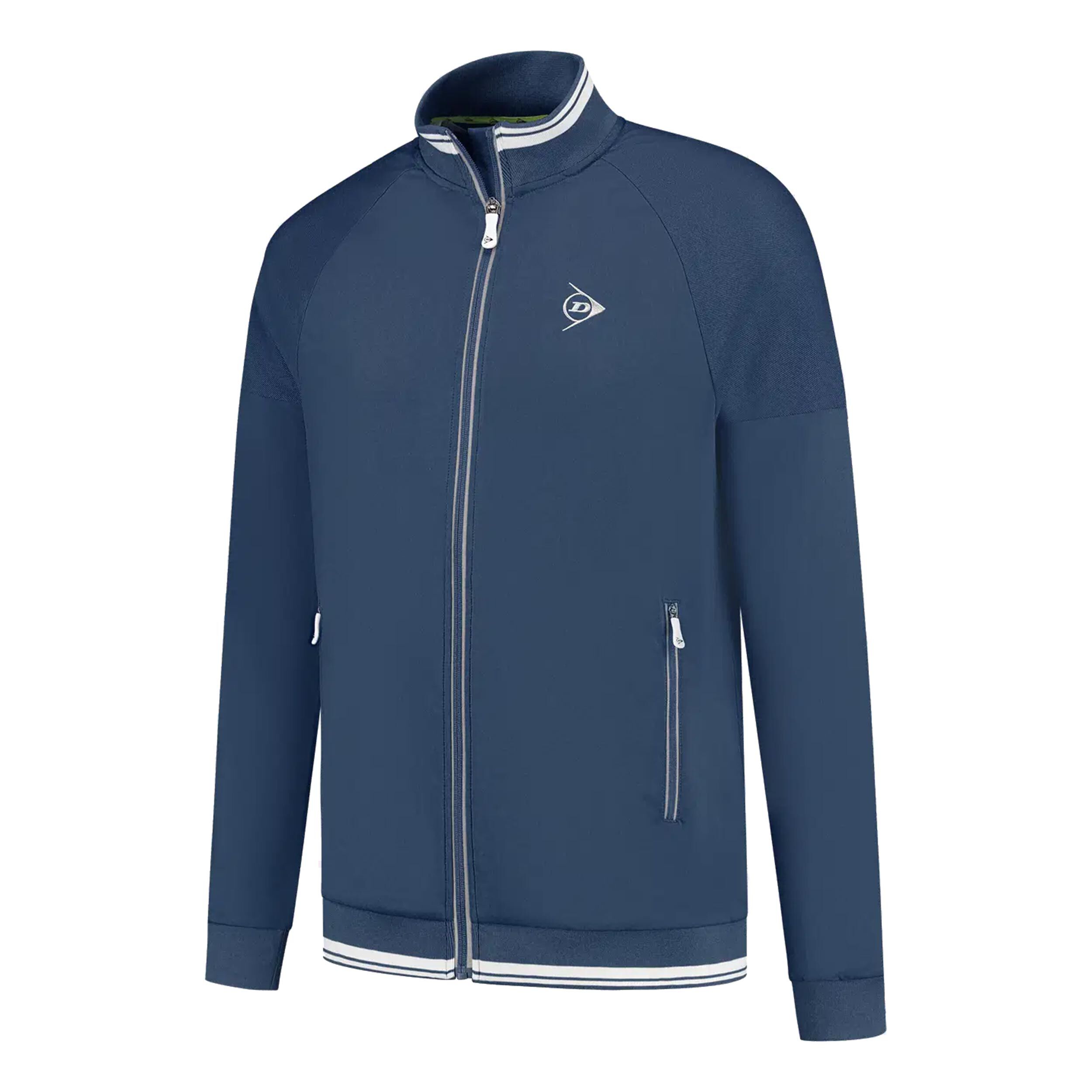 Dunlop Club Knitted Veste De Survêtement Hommes - Bleu Foncé