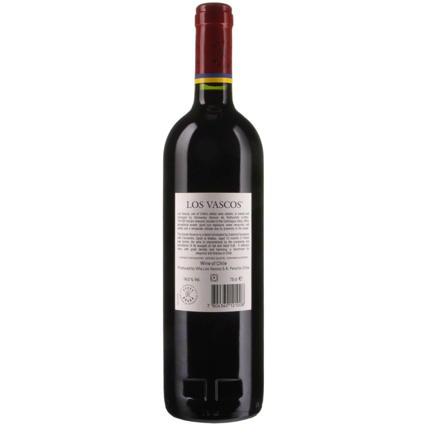 Cabernet Sauvignon Chile Gran Reserva Cromas Los Vascos -75cl