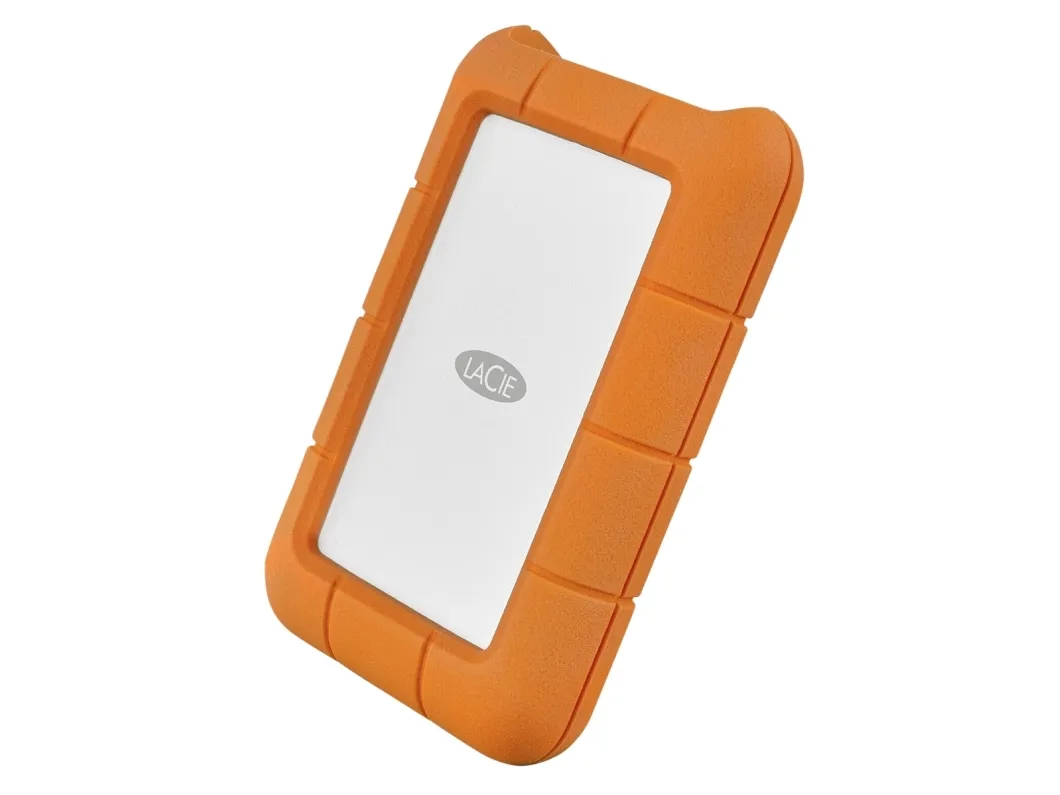 LaCie Rugged USB-C STFR5000800 - Harddisk - 5 TB - ekstern (bærbar) - USB 3.1 Gen 1 (USB-C stikforbindelse) - med 2 års Rescue Data Recovery Service Plan