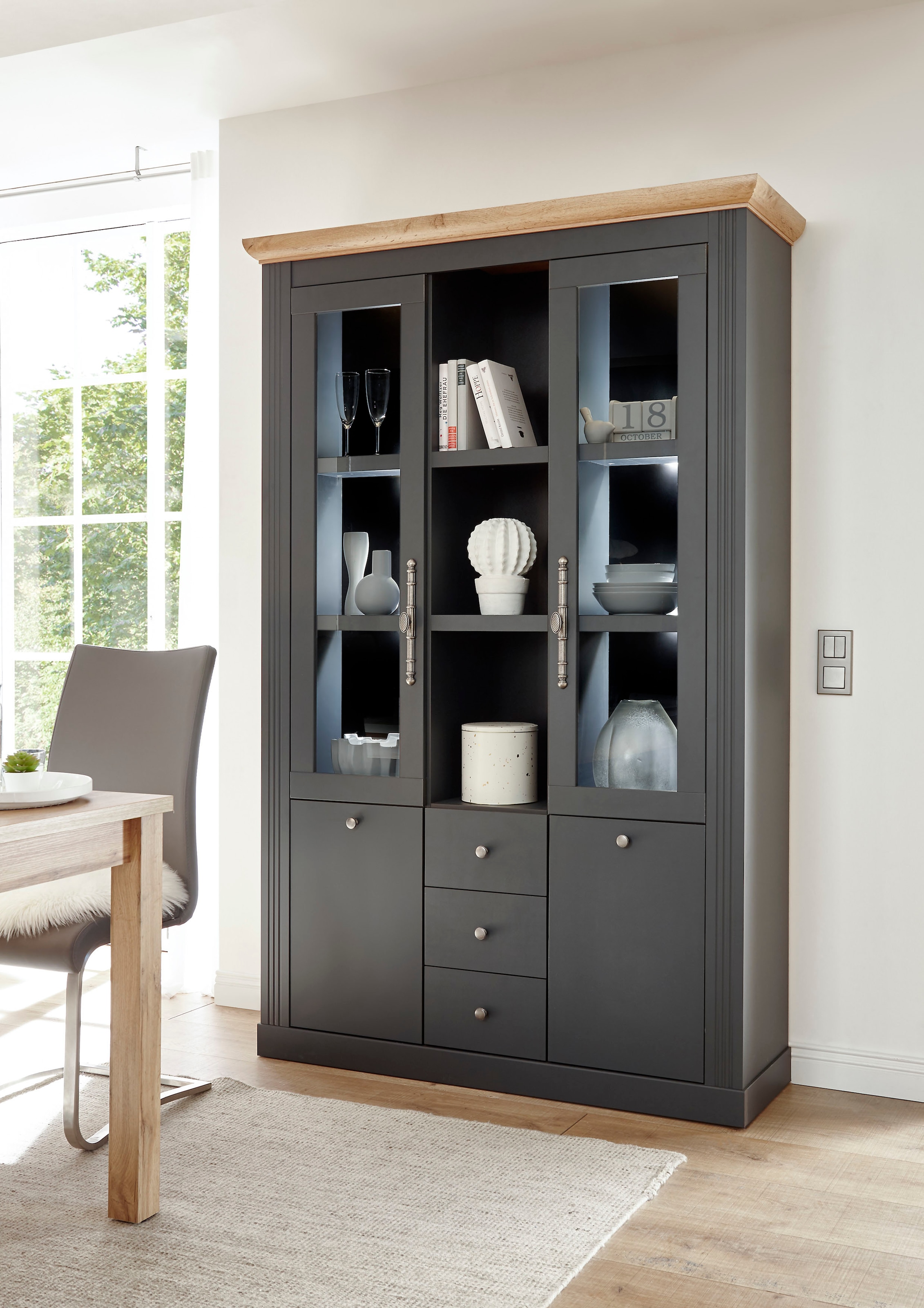 Home affaire Buffet »Westminster TOPSELLER!« Höhe ca. 202 cm,  im  romantischen Landhausstil
