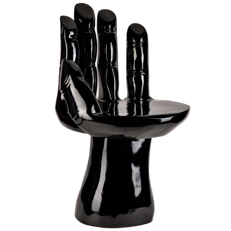 POLSPOTTEN Chair hand stoel zwart
