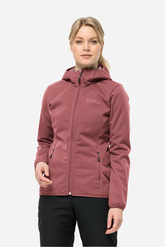 Jack Wolfskin Jack Wolfskin Windhain Hoody Softshell Jas Dames