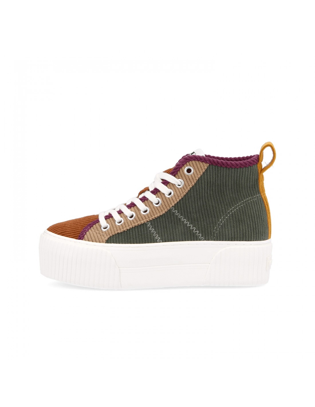 no name Baskets de ville femme iron mid kaki