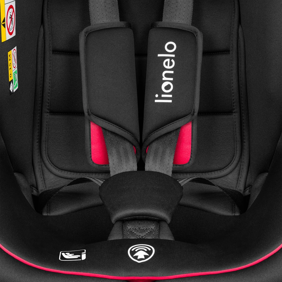 lionelo Kindersitz Bastiaan i-Size Black Red