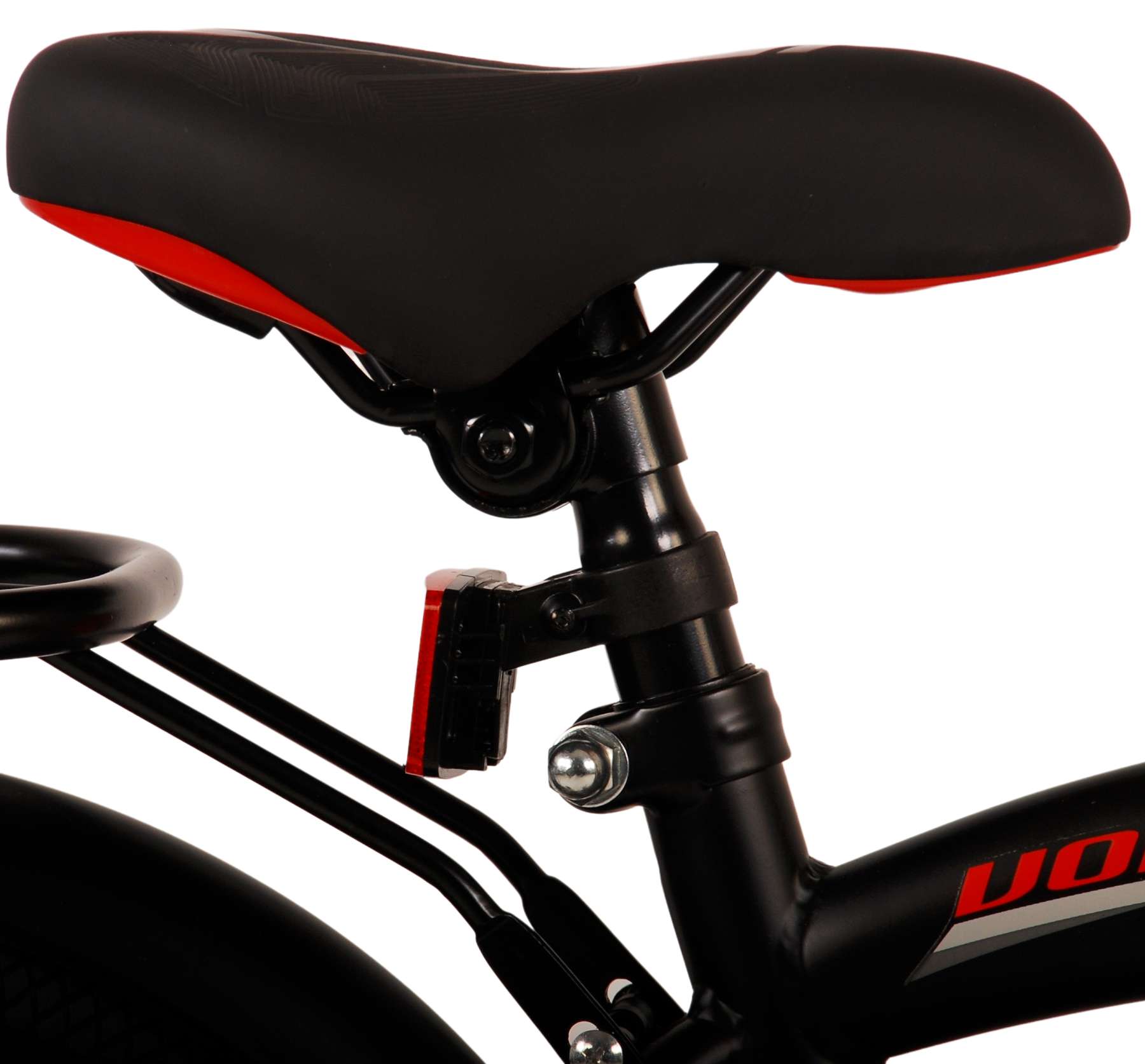 Kinderfahrrad Thombike für Jungen 14 Zoll Kinderrad in Schwarz Rot
