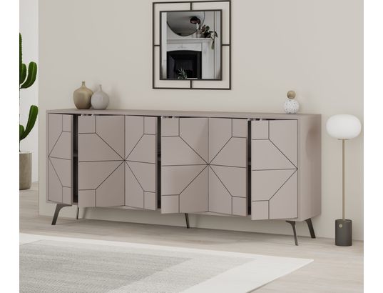 CONCEPT1 - Bahut Dune moka clair 184 x 35 x 77,4cm