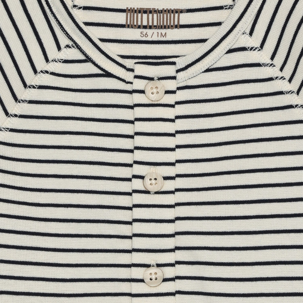 Køb Huttelihut Navy Blazer Romper Ls Yd Stripe