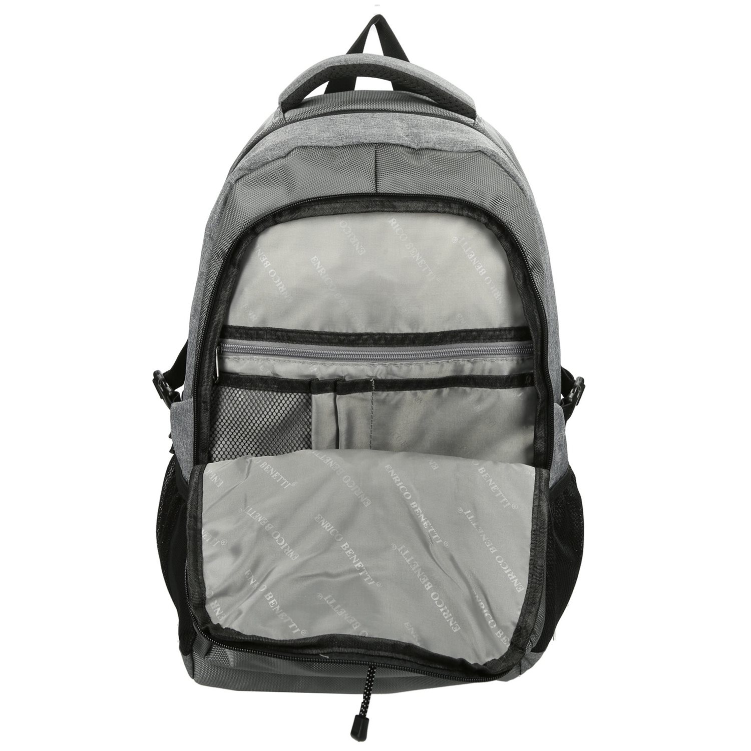 Enrico Benetti Yellow Stone 15'' Laptop Rugzak grijs