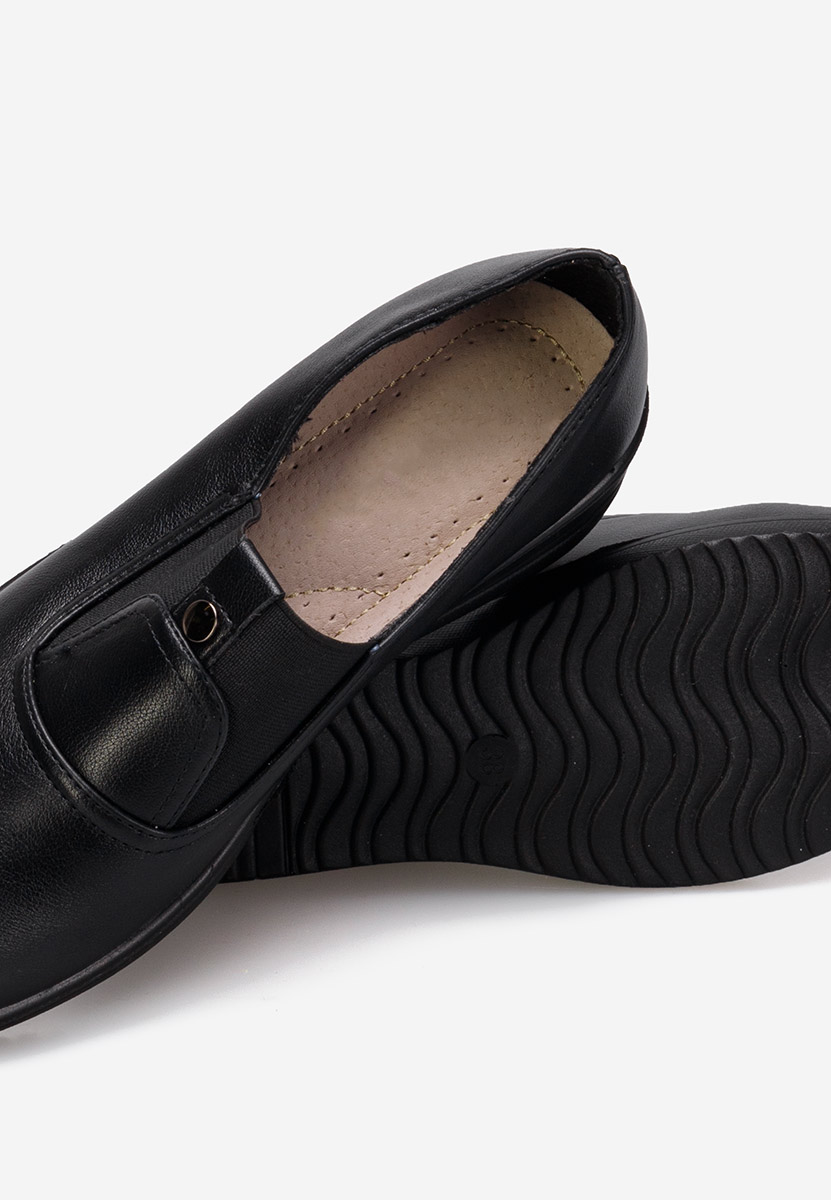 Chaussures casual à plateforme noirs Liniara