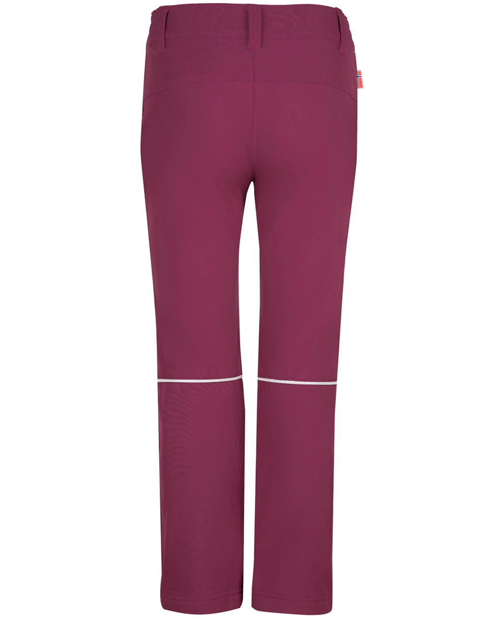 SoftshellhKids FJELL in plum/mauve