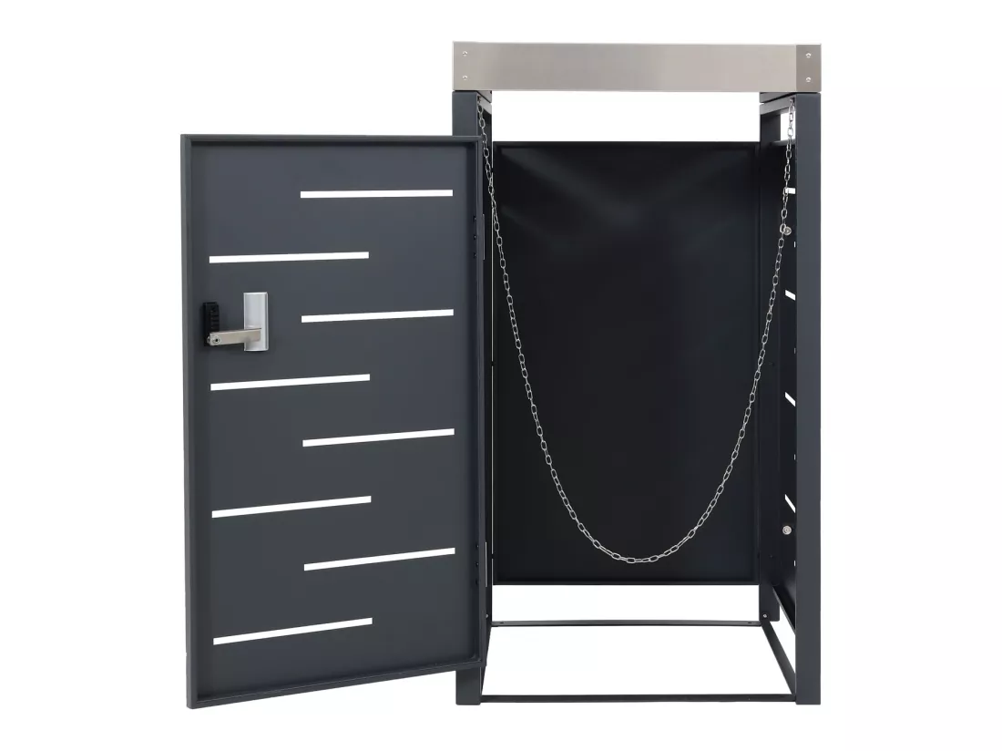 Cache-poubelle MCW-H40b pour 1 poubelle