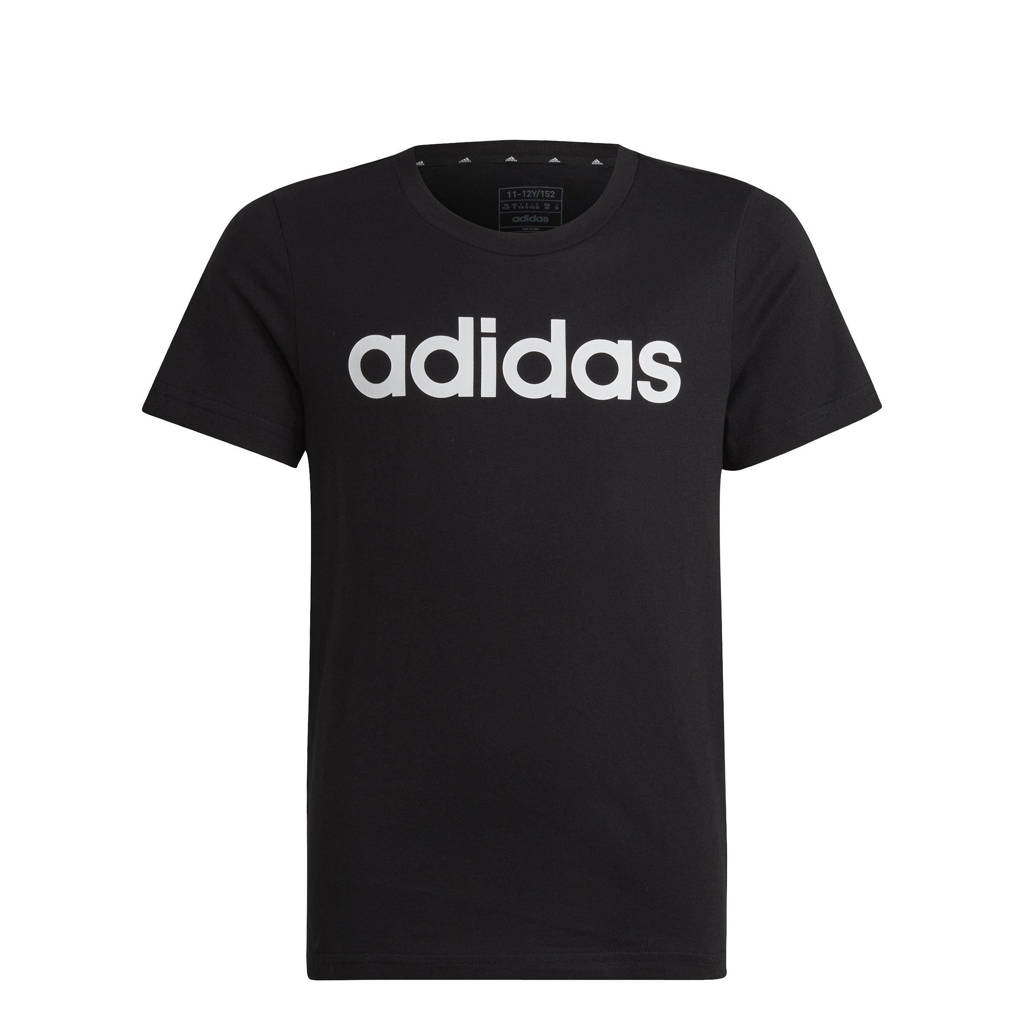 adidas T-shirt zwart/wit