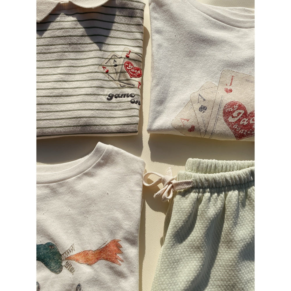 Køb Konges Sløjd Terra Stripe RHW X KS Gameon Tee GOTS