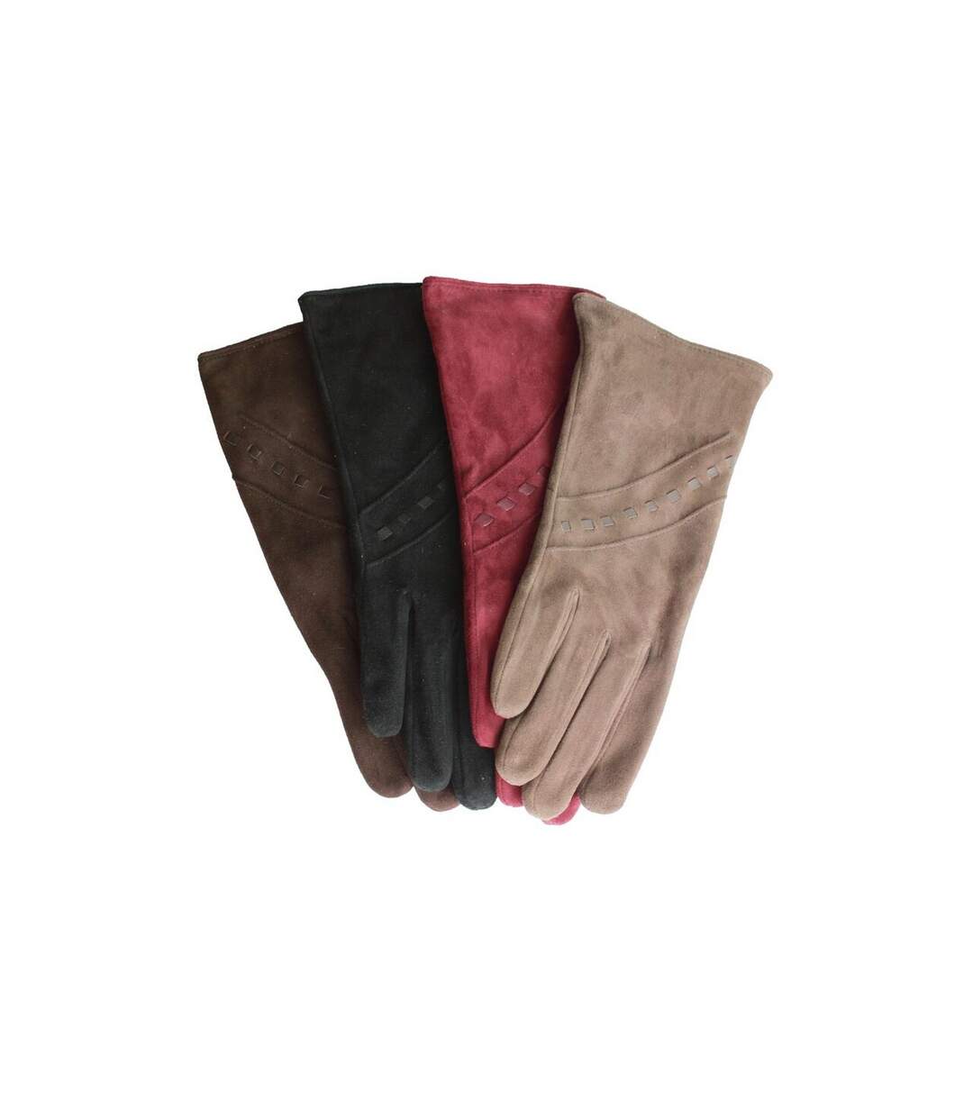 Eastern Counties Leather - Gants daim pour femmes (Marron) - UTEL273