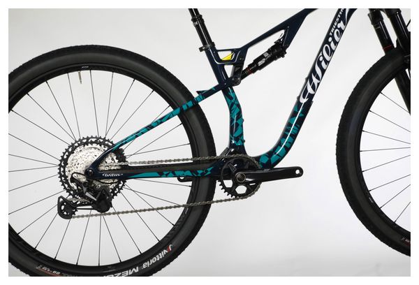 VTT Tout-Suspendu Wilier Triestina Urta Max SLR Shimano XT 12V 29'' Bleu Turquoise Wilier MTB Factory Team 2024
