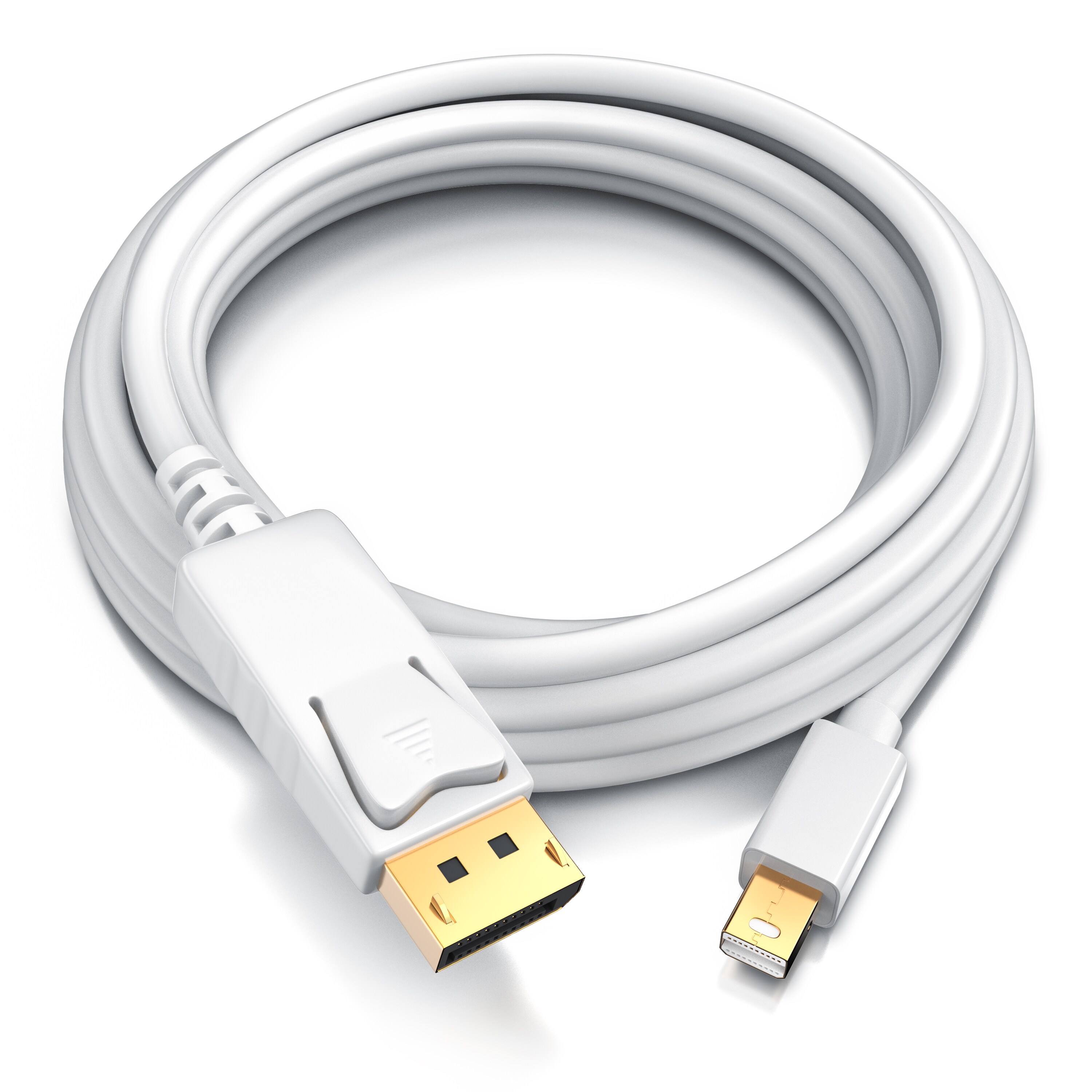 CSL Mini DisplayPort zu DisplayPort Audio- & Video-Kabel, FullHD MiniDP Monitor Kabel, Verbindungskabel - 2m