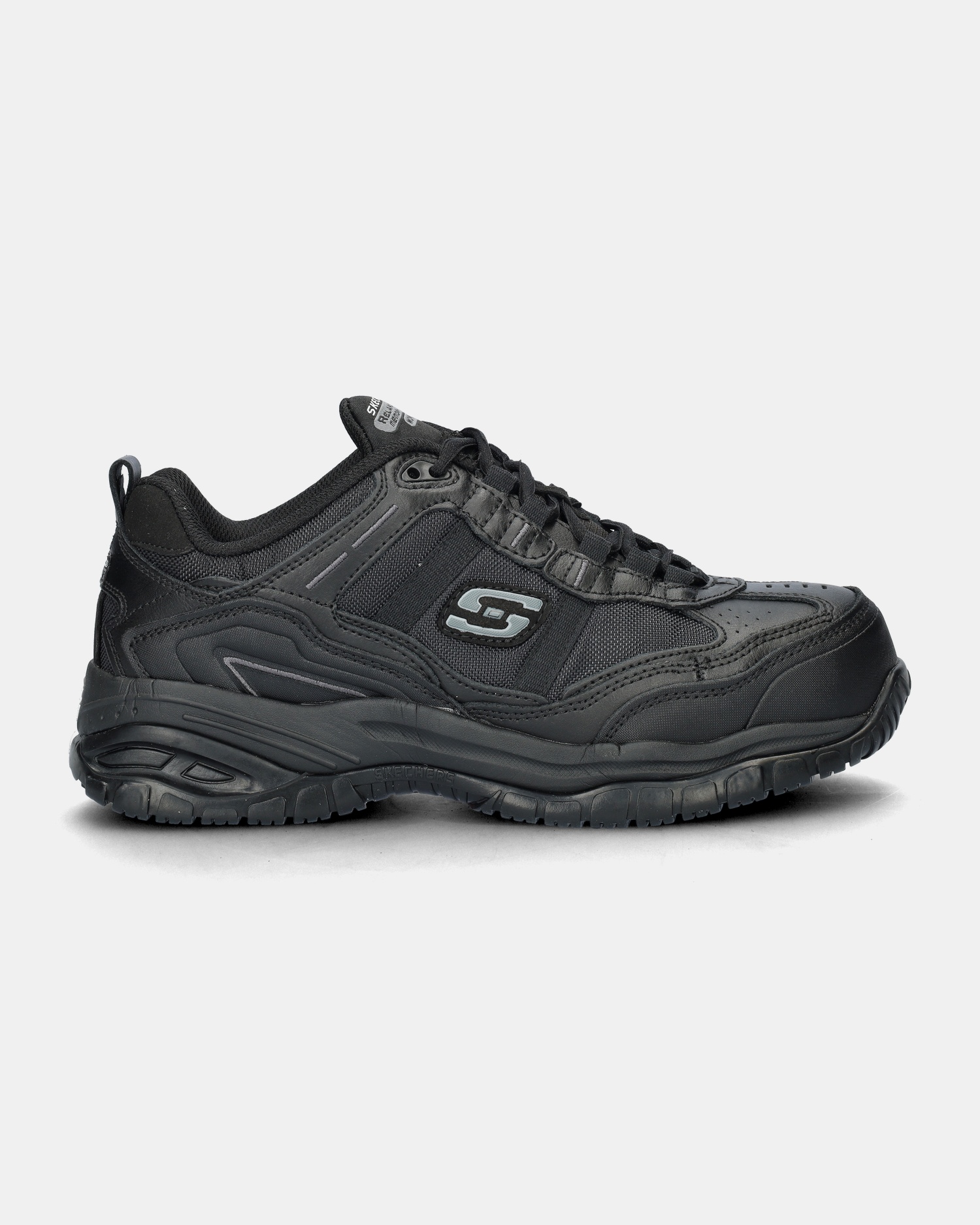 Skechers Work Soft Stride Lage sneakers  - zwart