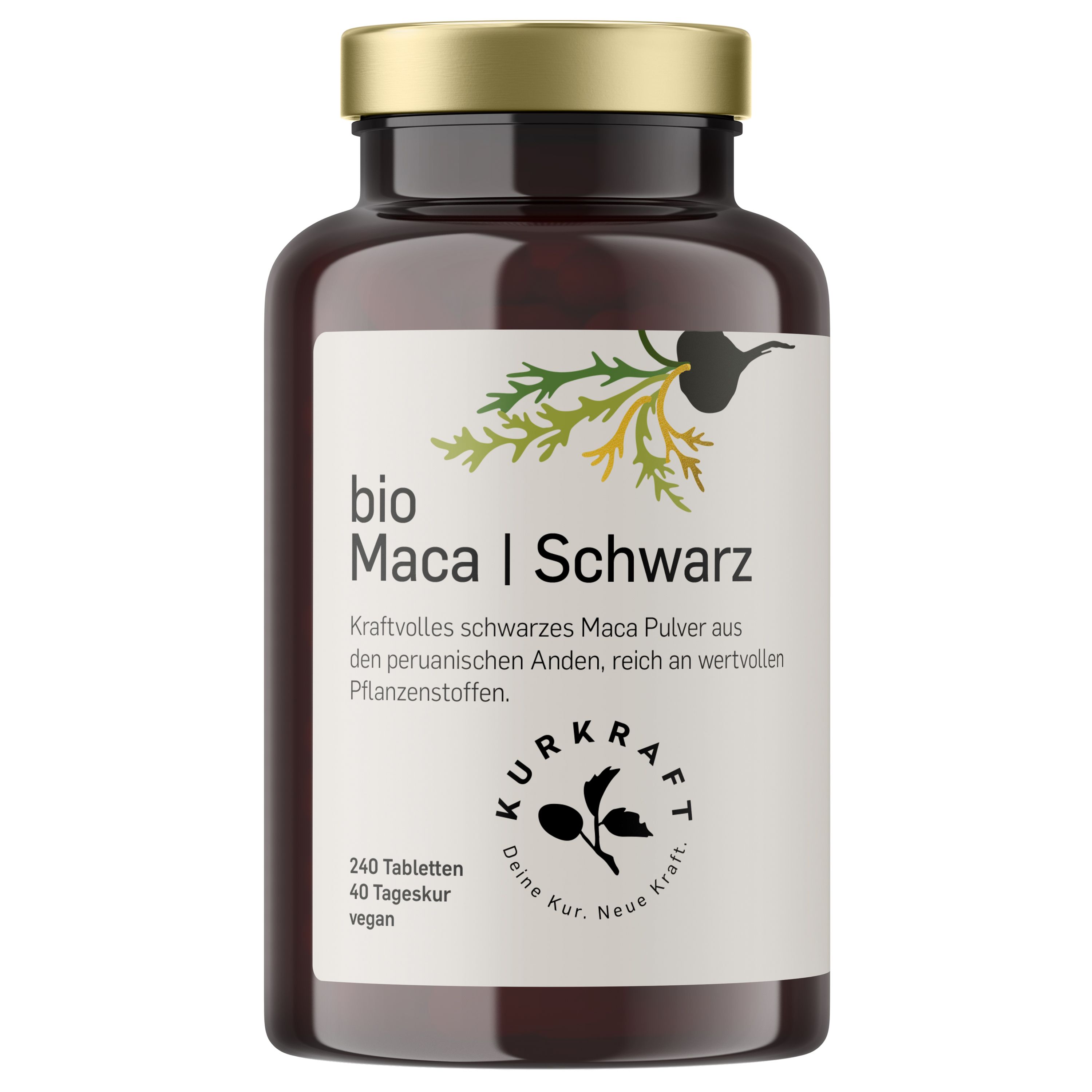 Kurkraft© Bio Maca Schwarz