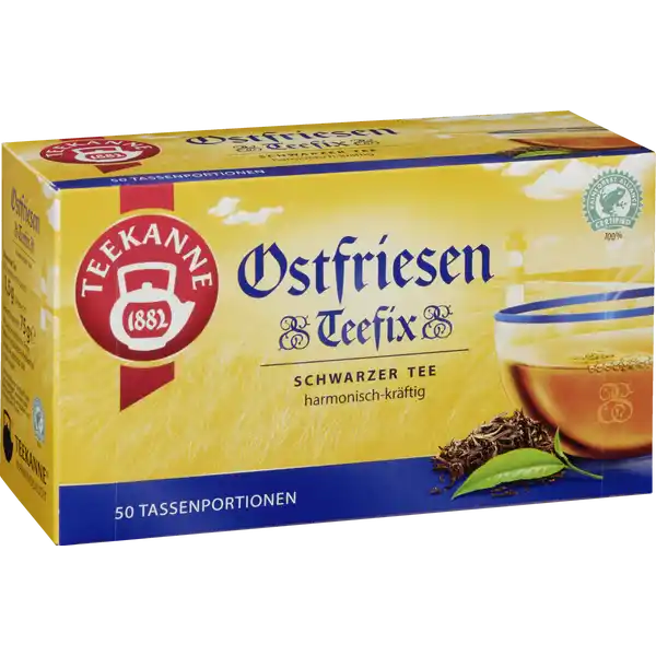 Ostfriesen Teefix Tassenportion 50er Schwarzer Tee