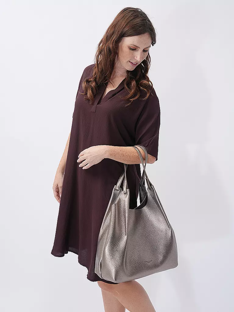 GIANNI CHIARINI Ledertasche - Hobo Bag DUA hellbraun