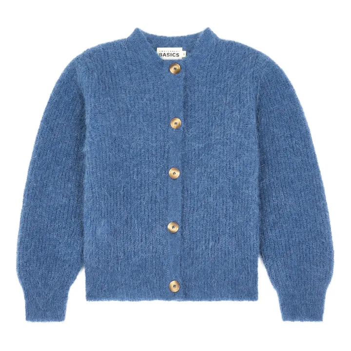 SMALLABLE BASICS Cardigan Fille Alpaga | Océan