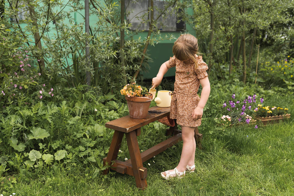 Koko Noko playsuit met panterprint multi