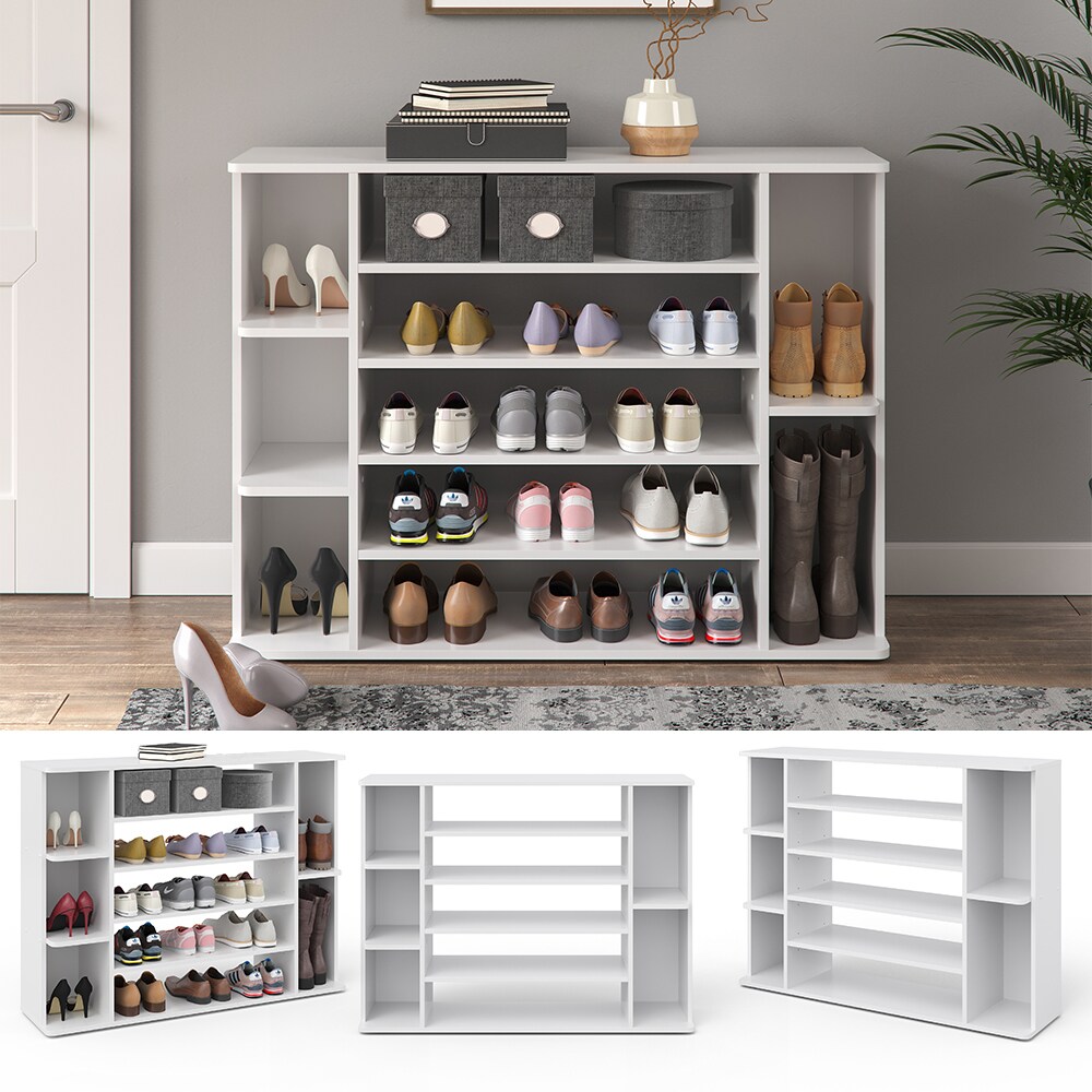 Vicco Schuhschrank Levin weiß Schuhkommode Schuhregal Stiefelfach Schuhablage
