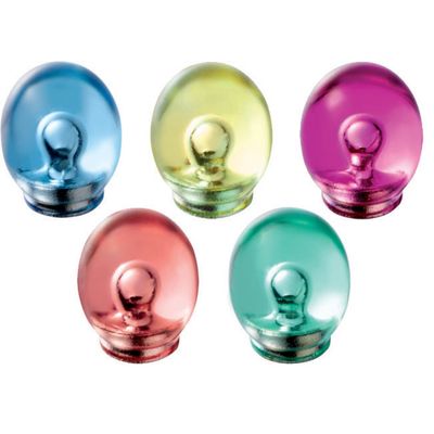 Maped - 6 aimants translucides : bleu, violet, rose et jaune